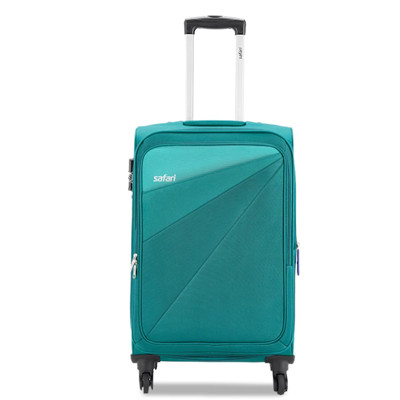 Unisex Teal Green Mimik Cabin Trolley Bag