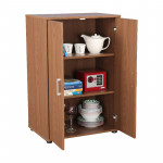 Henley Engineered Wood Multipurpose Cabinet in Walnut Color