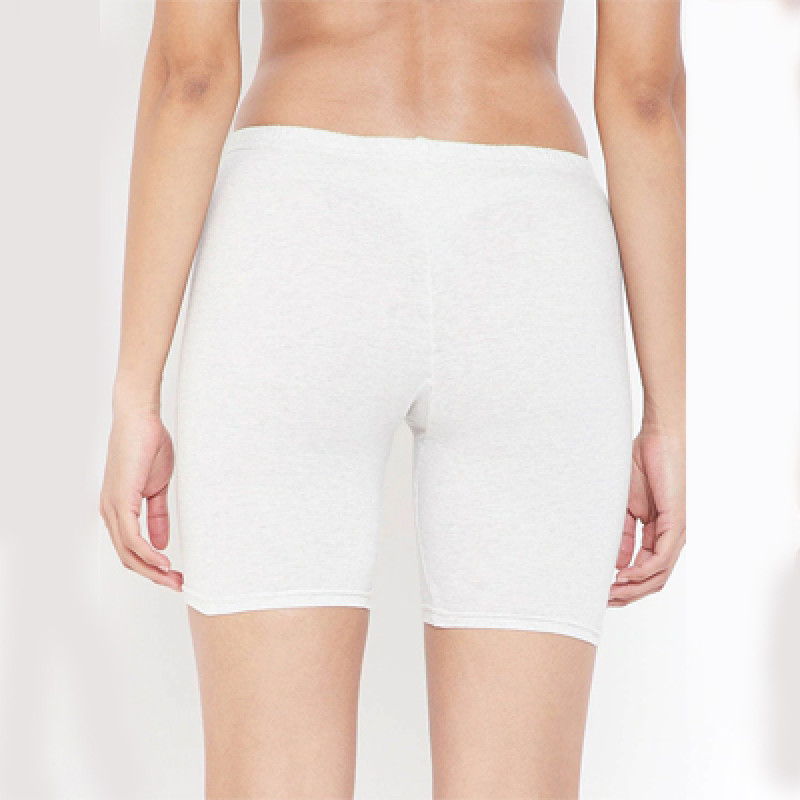 Women White Solid Boy Shorts Briefs PN3352P01XXL