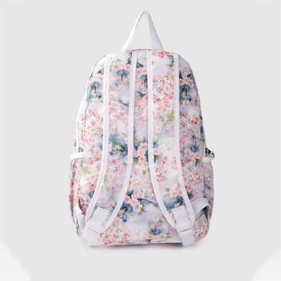 Women Purple & Pink Floral Print 13 Inch Laptop Backpack