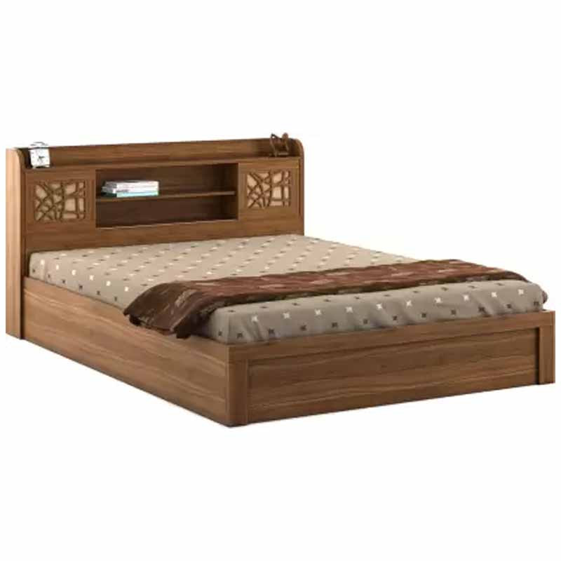 SPACEWOOD Engineered Wood Queen Box Bed