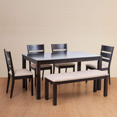 Montoya Compressed Wood 6 Seater Dining Table